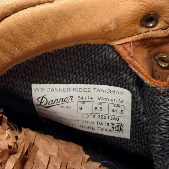 Danner Ridge Women’s Hiking Boots Gore-Tex Waterproof Size 9 Gorpcore - Picture 7 of 14